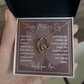 Forever Love Necklace | Thank You Mom Gift | Mother's Day Gift from Daughter Son