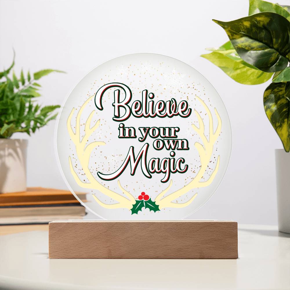 Acrylic Circle Plaque