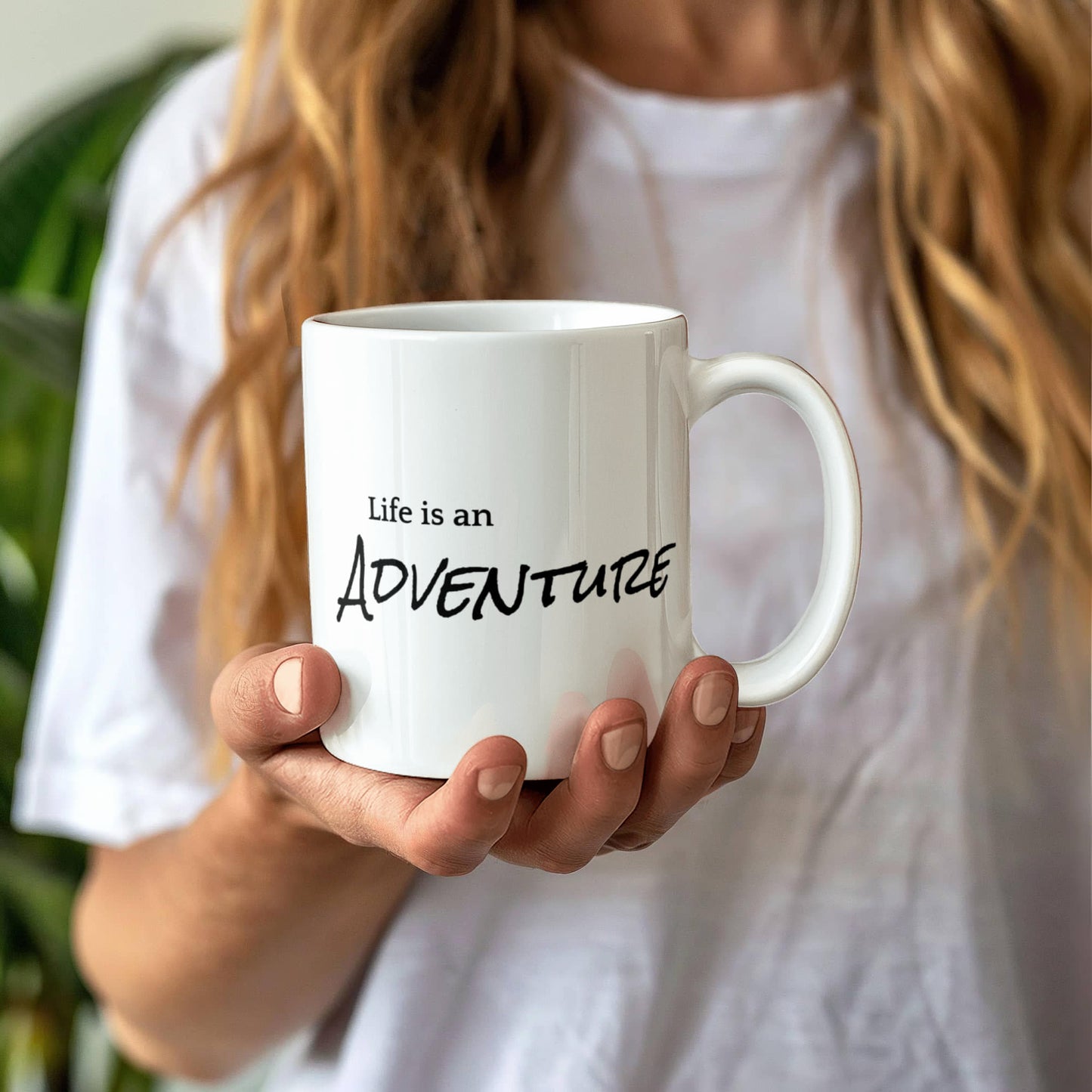 White Ceramic Mug Multiple Variants