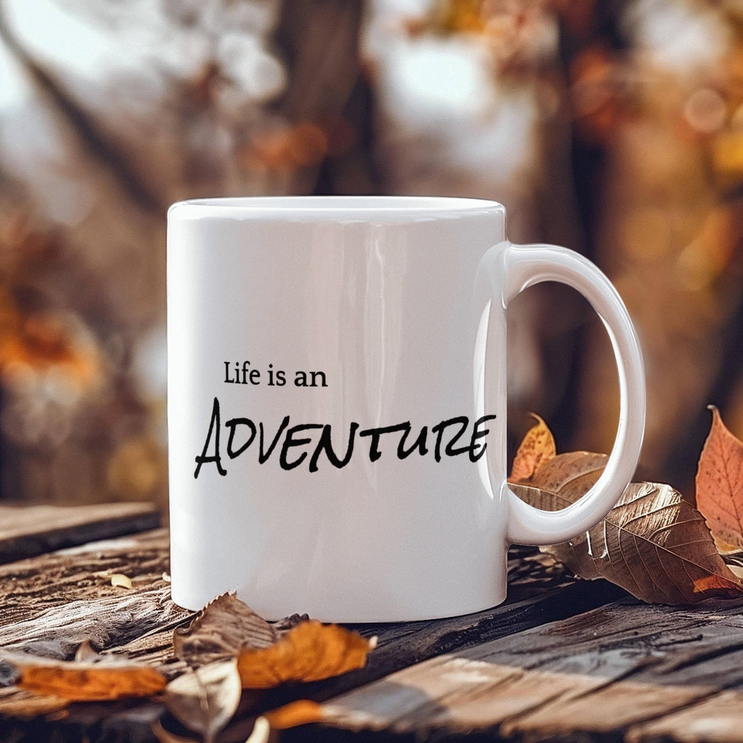 White Ceramic Mug Multiple Variants