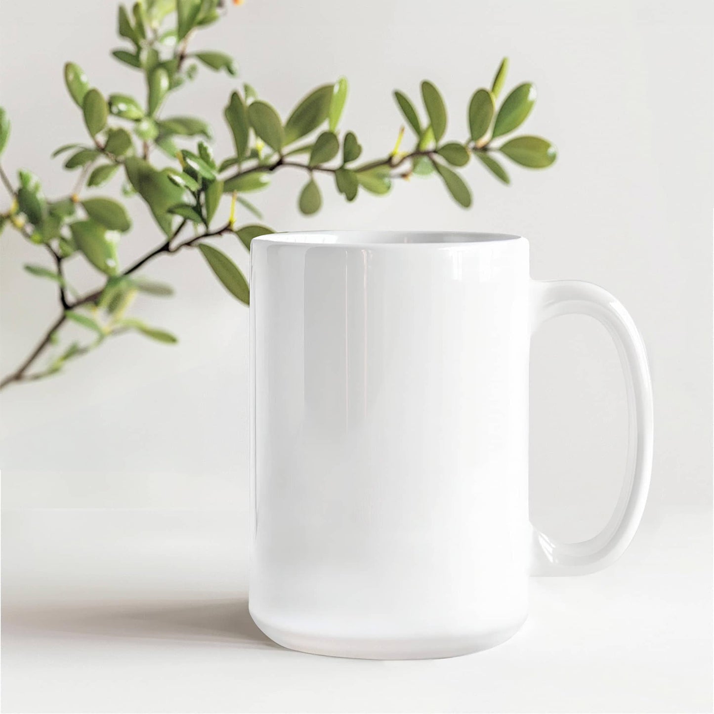 White Ceramic Mug Multiple Variants