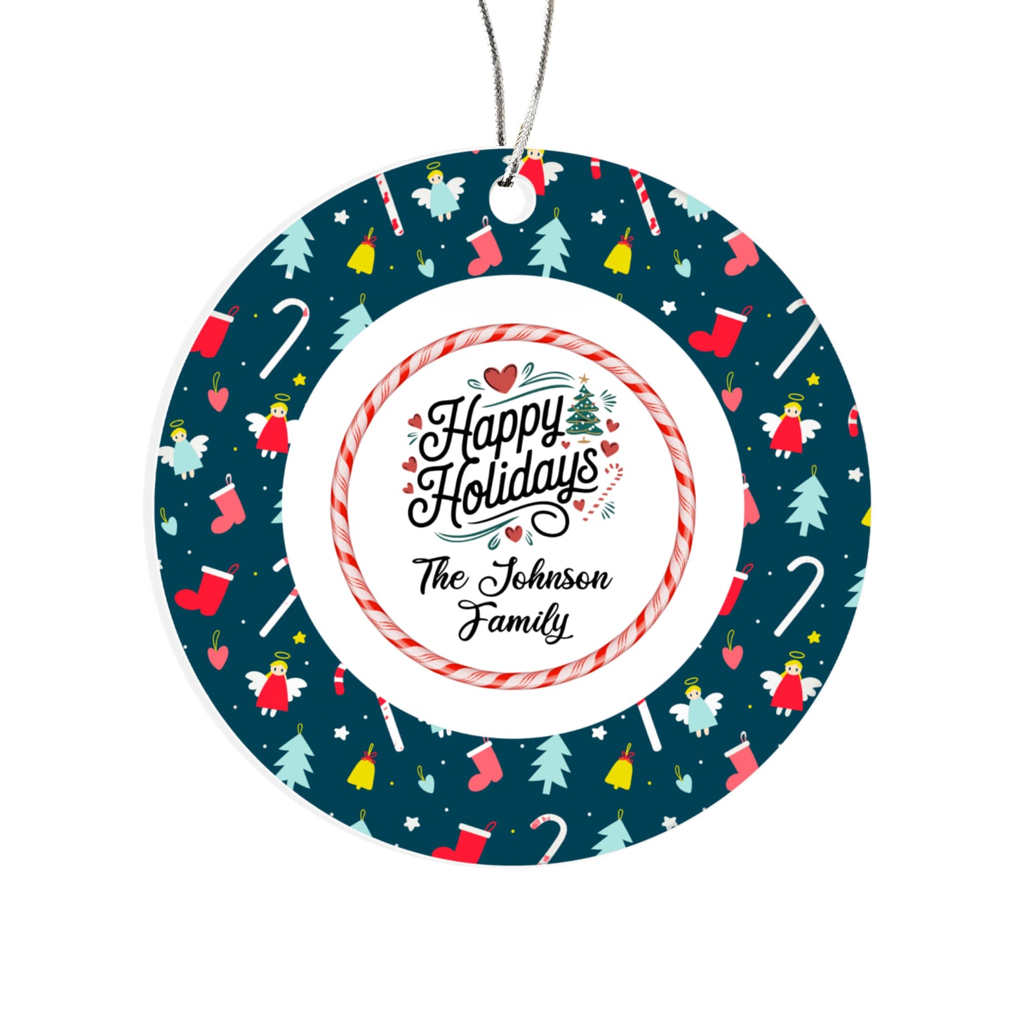 Acrylic Circle Ornament